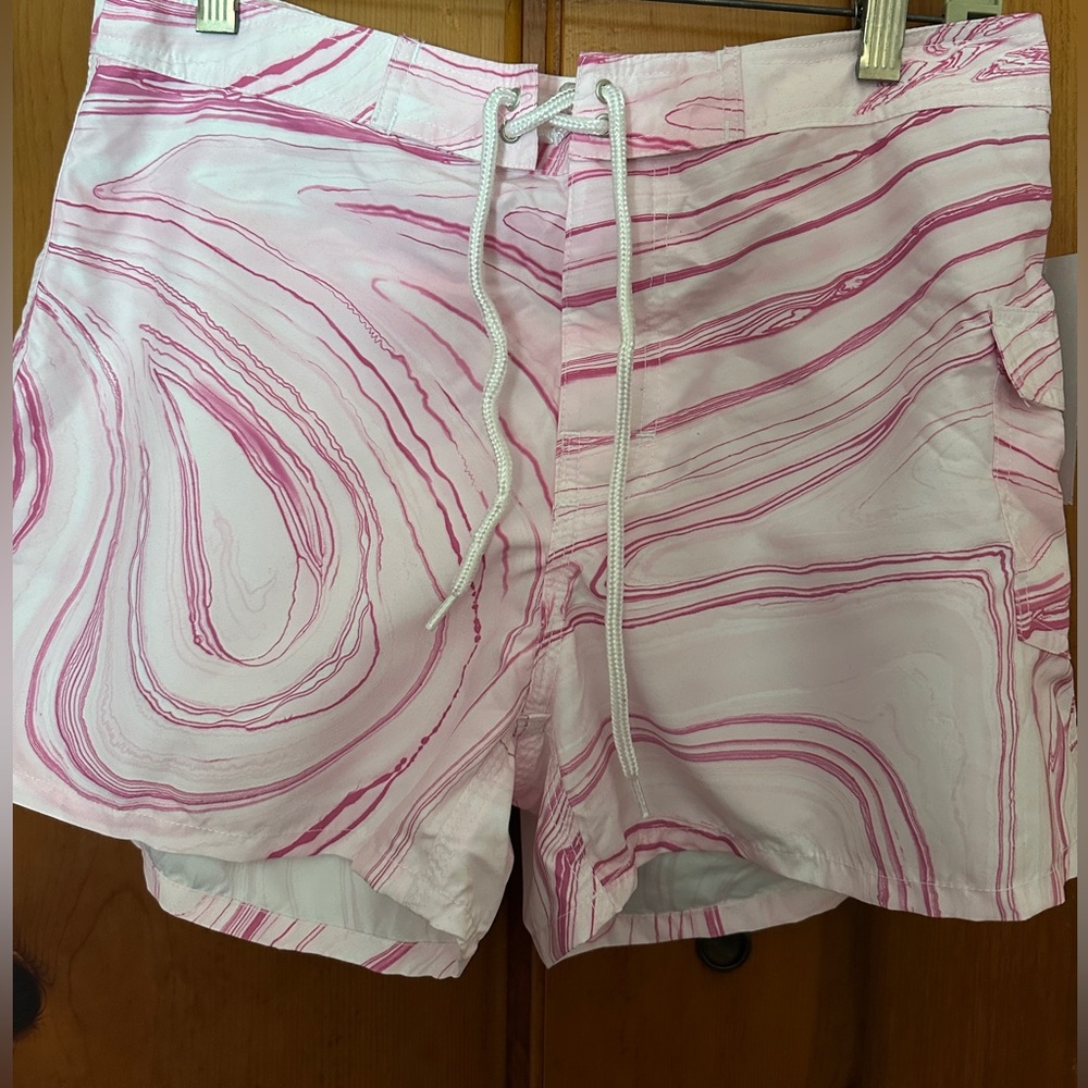 OP (Ocean Pacific) Pink Swirl Women's Shorts